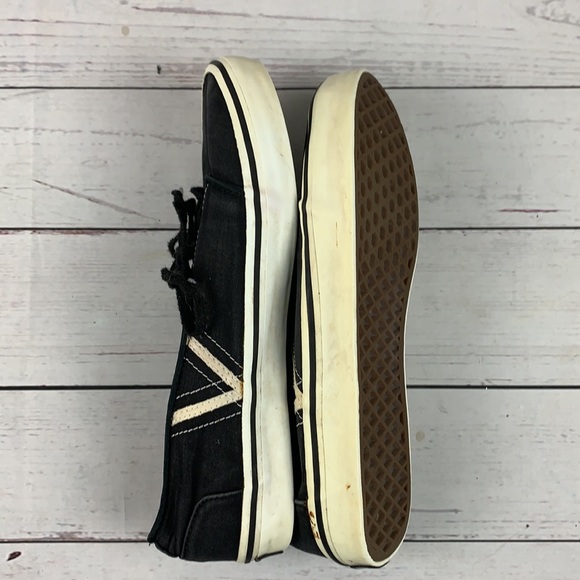 Vans “JADA” black & white sneakers size 8 - Picture 5 of 9